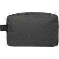 Heather Charcoal - Back - Ross Recycled Polyester 1.5L Toiletry Bag