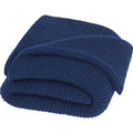 Navy - Front - Seasons Suzy Polyester Knitted Blanket