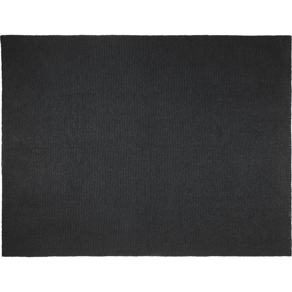 Solid Black - Back - Seasons Suzy Polyester Knitted Blanket