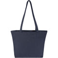 Navy - Side - Weekender Recycled Tote Bag