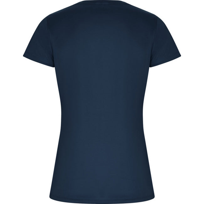 Navy Blue - Back - Roly Womens-Ladies Imola Sports T-Shirt