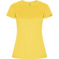 Yellow - Front - Roly Womens-Ladies Imola Sports T-Shirt