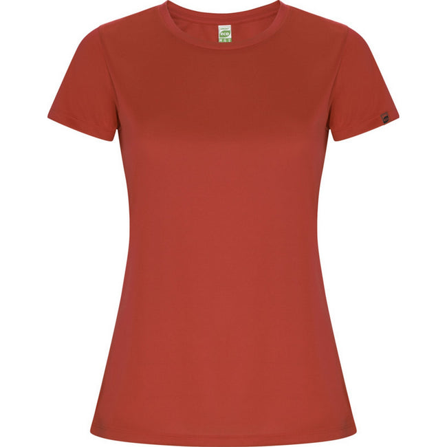 Red - Front - Roly Womens-Ladies Imola Sports T-Shirt