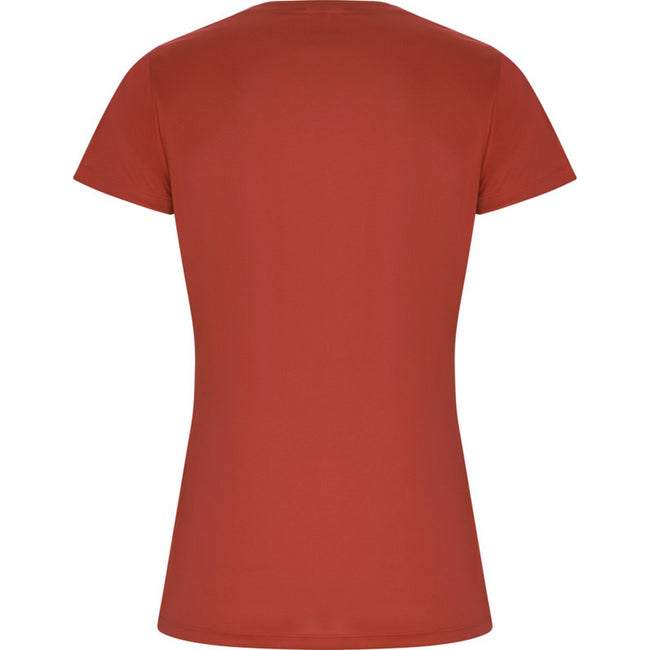 Red - Back - Roly Womens-Ladies Imola Sports T-Shirt