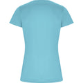 Turquoise - Back - Roly Womens-Ladies Imola Sports T-Shirt