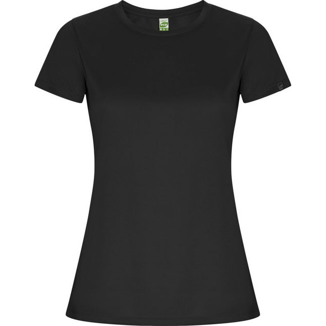 Dark Lead - Front - Roly Womens-Ladies Imola Sports T-Shirt