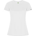 White - Front - Roly Womens-Ladies Imola Sports T-Shirt