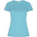 Turquoise - Front - Roly Womens-Ladies Imola Sports T-Shirt