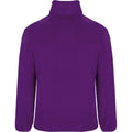 Purple - Back - Roly Mens Artic Full Zip Fleece Jacket