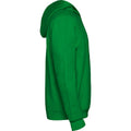 Kelly Green-White - Side - Roly Childrens-Kids Urban Drawstring Hoodie