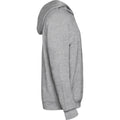 Grey Marl-Solid Black - Side - Roly Childrens-Kids Urban Drawstring Hoodie