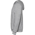 Grey Marl-Solid Black - Lifestyle - Roly Childrens-Kids Urban Drawstring Hoodie