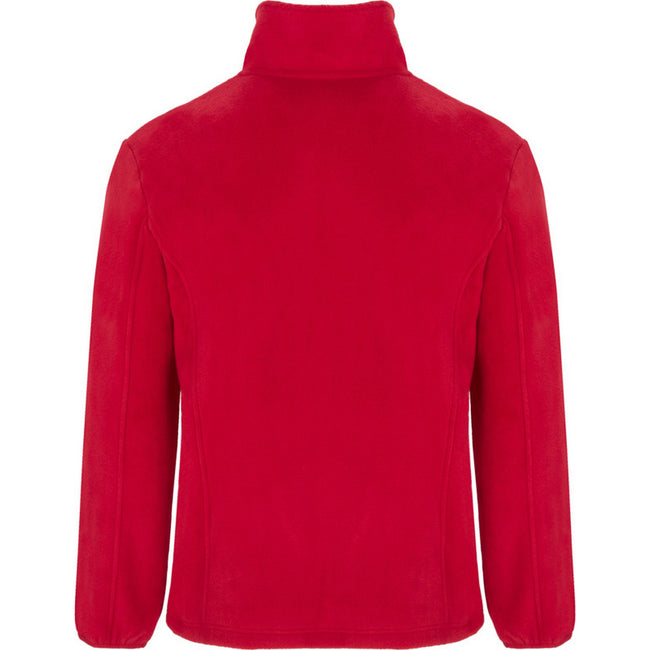 Red - Back - Roly Childrens-Kids Artic Full Zip Fleece Jacket