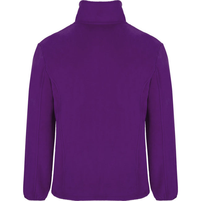 Purple - Back - Roly Childrens-Kids Artic Full Zip Fleece Jacket