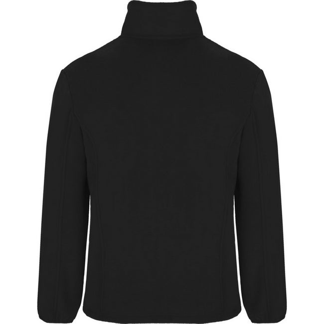 Solid Black - Back - Roly Childrens-Kids Artic Full Zip Fleece Jacket