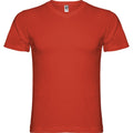 Red - Front - Roly Mens Samoyedo V Neck T-Shirt