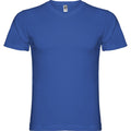 Royal Blue - Front - Roly Mens Samoyedo V Neck T-Shirt