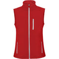 Red - Front - Roly Unisex Adult Nevada Softshell Body Warmer