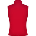 Red - Back - Roly Unisex Adult Nevada Softshell Body Warmer