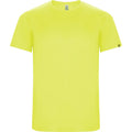 Fluorescent Yellow - Front - Roly Mens Imola Short-Sleeved Sports T-Shirt