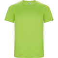 Lime - Front - Roly Mens Imola Short-Sleeved Sports T-Shirt