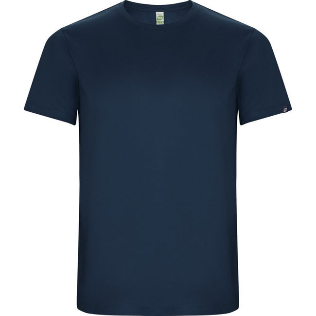 Navy Blue - Front - Roly Mens Imola Short-Sleeved Sports T-Shirt