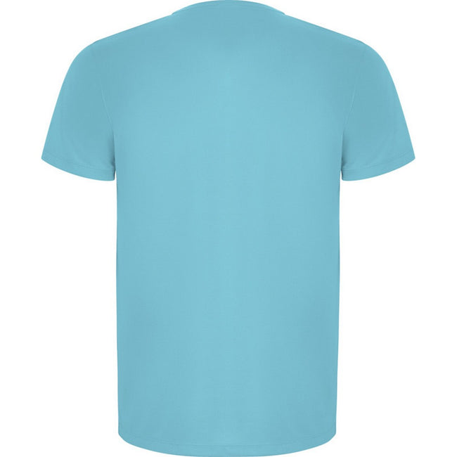Turquoise - Back - Roly Mens Imola Short-Sleeved Sports T-Shirt