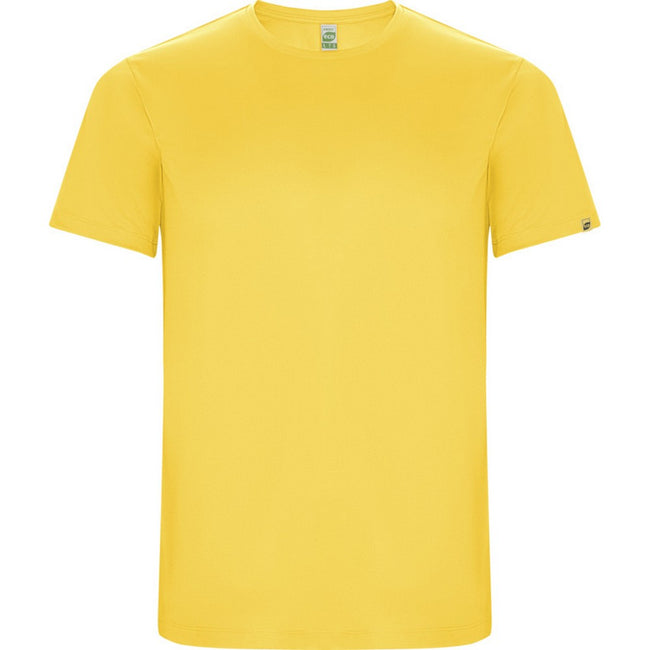 Yellow - Front - Roly Mens Imola Short-Sleeved Sports T-Shirt