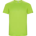 Fluorescent Green - Front - Roly Mens Imola Short-Sleeved Sports T-Shirt