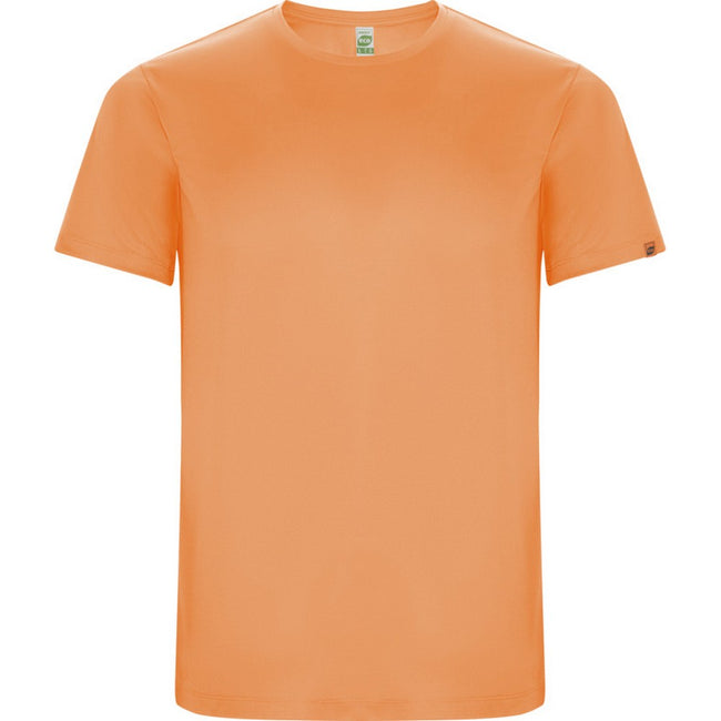 Fluorescent Orange - Front - Roly Mens Imola Short-Sleeved Sports T-Shirt