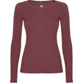 Berry Red - Front - Roly Womens-Ladies Extreme Long-Sleeved T-Shirt