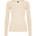 Sand - Front - Roly Womens-Ladies Extreme Long-Sleeved T-Shirt