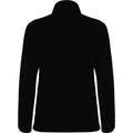 Solid Black - Back - Roly Womens-Ladies Himalaya Quarter Zip Fleece Jacket