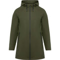 Dark Military Green - Front - Roly Mens Sitka Waterproof Raincoat