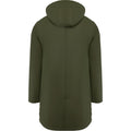 Dark Military Green - Back - Roly Mens Sitka Waterproof Raincoat
