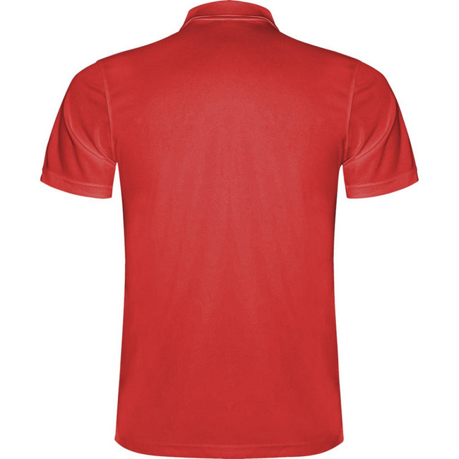Red - Back - Roly Childrens-Kids Monzha Polo Shirt