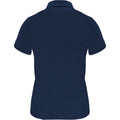 Navy Blue - Back - Roly Womens-Ladies Monzha Short-Sleeved Sports Polo Shirt