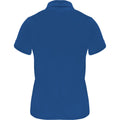 Royal Blue - Back - Roly Womens-Ladies Monzha Short-Sleeved Sports Polo Shirt
