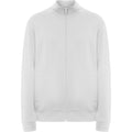 White - Front - Roly Unisex Adult Ulan Full Zip Sweatshirt