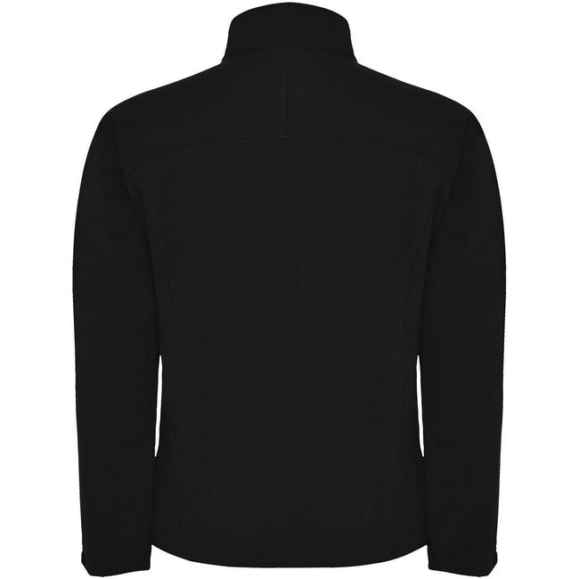 Solid Black - Back - Roly Unisex Adult Rudolph Soft Shell Jacket