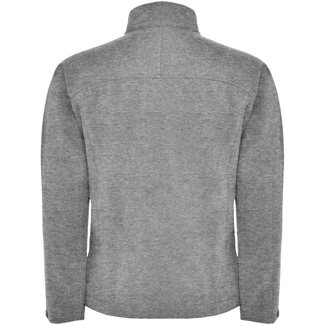 Black Heather - Back - Roly Unisex Adult Rudolph Soft Shell Jacket