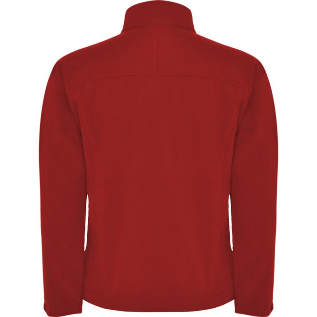 Red - Back - Roly Unisex Adult Rudolph Soft Shell Jacket