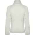 Pearl White - Back - Roly Womens-Ladies Antartida Soft Shell Jacket