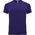 Mauve - Front - Roly Childrens-Kids Bahrain Sports T-Shirt