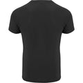 Solid Black - Back - Roly Childrens-Kids Bahrain Sports T-Shirt
