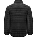 Solid Black - Back - Roly Mens Finland Insulated Jacket