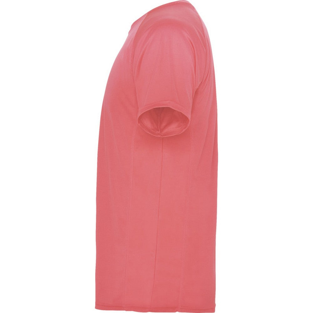 Fluorescent Coral - Lifestyle - Roly Childrens-Kids Montecarlo Sports T-Shirt