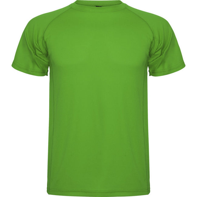 Fern Green - Front - Roly Childrens-Kids Montecarlo Sports T-Shirt