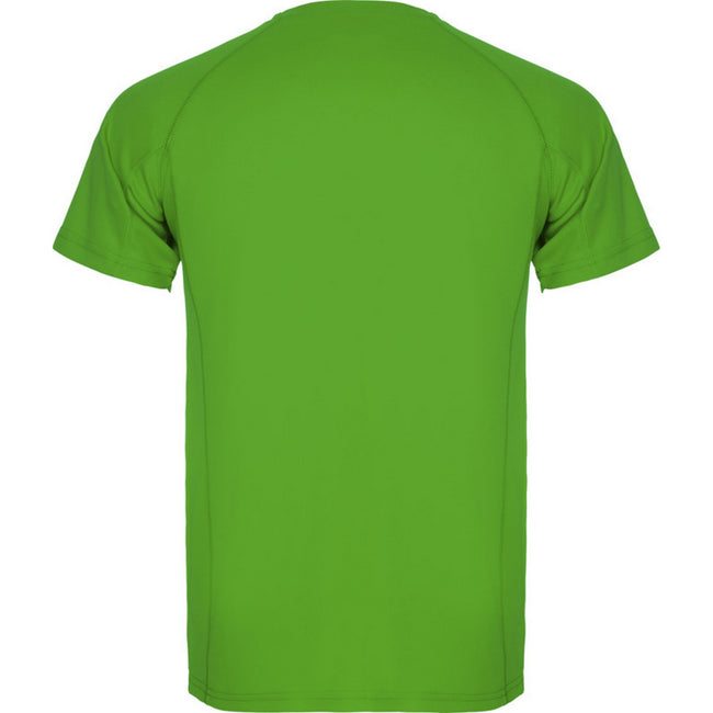 Fern Green - Back - Roly Childrens-Kids Montecarlo Sports T-Shirt