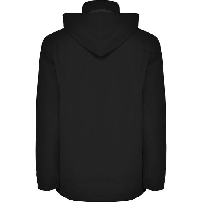 Solid Black - Back - Roly Childrens-Kids Europa Insulated Jacket